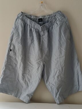 Jordan Men's Light Gray Athletic Drawstring Shorts (Two Pairs)